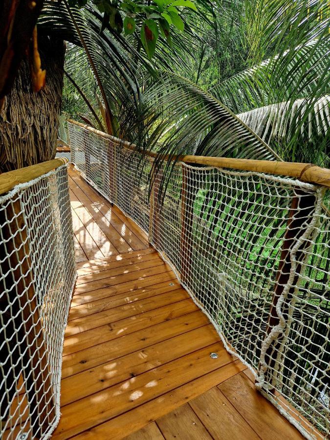 Pura Vida Lodge Cabane Perchee Sainte-Rose Buitenkant foto